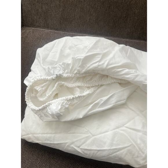 Vtg Ralph Lauren BRITTANY Lace Embroidered KING Flat Sheet & Fitted Sheet - Picture 6 of 11